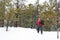 Snowshoeing in Killarney Provincial Park, Ontario