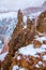 Snowstorm in Bryce canyon, Utah