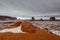 Snowstorm sweeps through Monument Valley