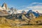 Snowy Andes Mountains, El Chalten, Argentina