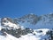 Snowy austrian alps in winter