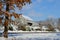 Snowy Barn