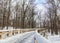 Snowy Boardwalk Trail