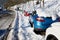 Snowy cars in Jaca