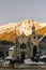 Snowy Chamonix de Mont Blanc on a Christmas Day