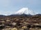 Snowy Conical Mountain