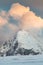 snowy early winter landscape in Alpe di Siusi. Dolomites, Italy - winter holidays destination