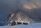 snowy early winter landscape in Alpe di Siusi. Dolomites, Italy - winter holidays destination