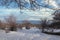 Snowy Etna Mount from Nebrodi Park, Sicily