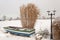 Snowy lake with trees in the background piestany slovakia.