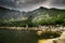 Snowy Lakes in the Karkonosze / Krkonose / Giant Mountains in Poland