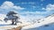 Snowy Landscape: Animecore Digital Painting Of Australian Prairie