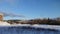 Snowy landscape at Barkley Village in Bellingham