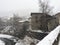 Snowy landscape in Bormio