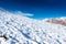 Snowy landscape of the Piedmont Mountains,  Italian Alps
