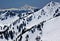 Snowy Mount Saint Adams and Ridge Lines