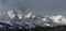 Snowy mountain in the Canadian Rockies