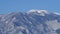 Snowy mountain peak near Trinidad Colorado.