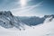 snowy mountain range, with skiers and snowboarders enjoying the powder