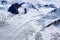 Snowy Mountain Ridges and Glaciers in Kluane National Park, Yukon