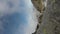 Snowy mountain - sleeping volcano Iztaccihuatl under blue clear sky