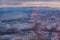 Snowy Mountains Aerial View, Ushuaia, Argentina