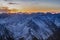 Snowy Mountains Aerial View, Ushuaia, Argentina