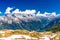 Snowy mountains Chamonix, Mont Blanc, Haute-Savoie, Alps, France