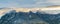 Snowy mountains landscape, tierra del fuego, argentina