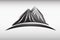 Snowy mountains logo web design