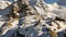 Snowy mountains near St Moritz - Switzerland