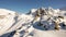 Snowy mountains near St Moritz - Switzerland