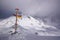 Snowy peaks in Alps