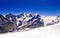 Snowy peaks Bernina range