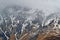 The snowy peaks of the Caucasus