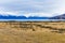 Snowy peaks near Lake Ohau, New Zealand