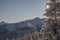 Snowy peaks of Western Tatras in winter