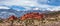 Snowy Pikes Peak and Garden of the  Gods