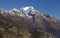 Snowy Pisang Peak Nepal Himalaya Mountains Landscape Annapurna Circuit Hiking Trek