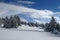 Snowy Plain in the Jeseniky Mountains