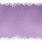 Snowy purple color winter template