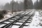 Snowy rails