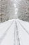 snowy road, Czech Republic