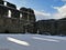 Snowy Ruins, Finchale Abbey