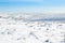 Snowy scene in the Peak district national park