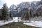 Snowy scenery in the national park Berchtesgaden in Germany