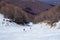 Snowy slope in 3-5 Pigadia ski center, Naoussa, Greece