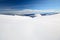 Snowy slope with superb panoramic view