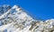 Snowy slopes of Rila in Bulgaria