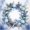 Snowy Splendor: A Frosted Pinecone and Silver Bauble Wreath for Winter